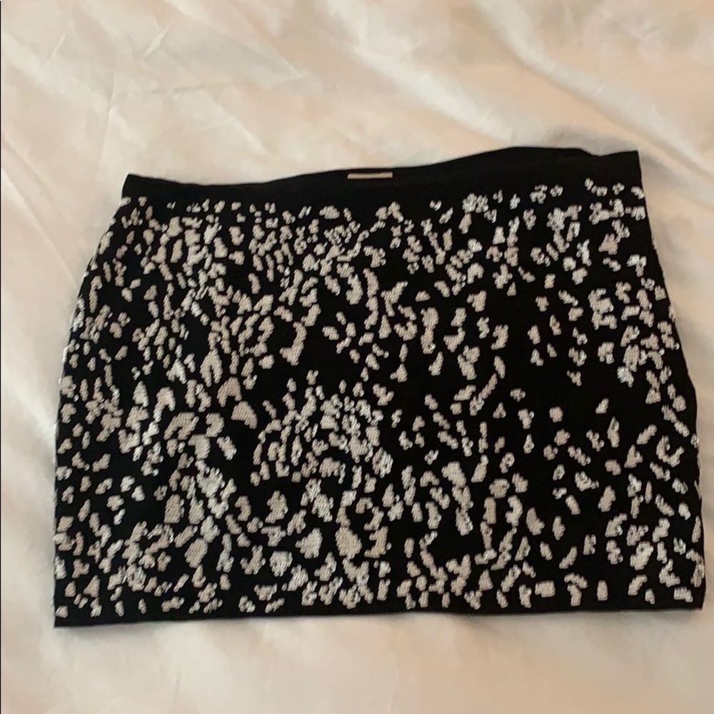 Haute Hippie silk Sequined mini skirt. Size small.